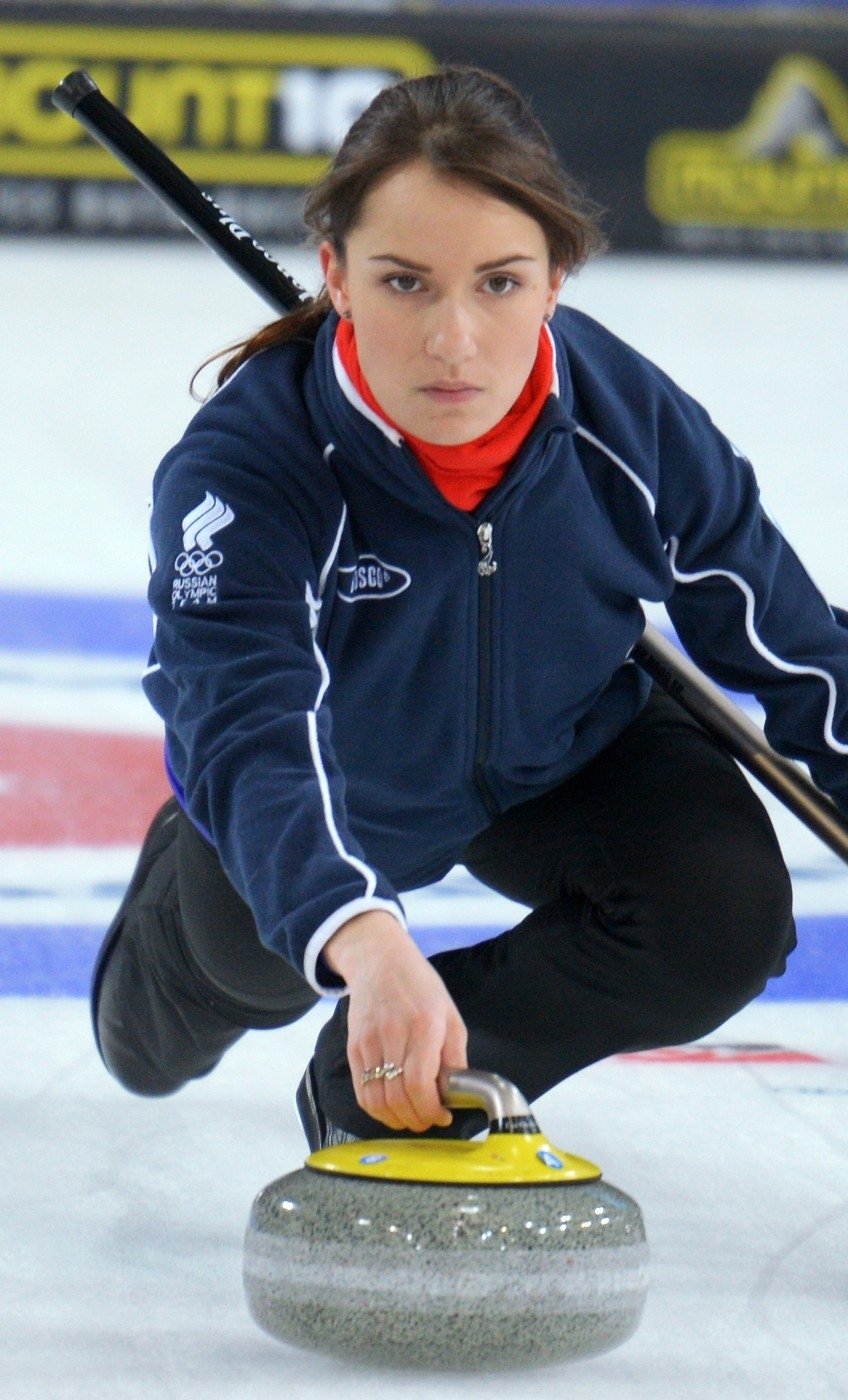 Anna Sidorova je krásná i při soustředění na ledě