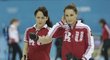 Ruská curlerka Anna Sidorovová na olympiádě v Soči