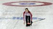 Ruská curlerka Anna Sidorovová na olympiádě v Soči