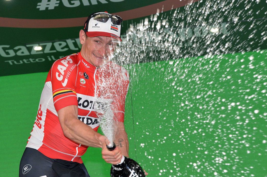 André Greipel vyhrál svou druhou etapu na letošním závodě Giro d&#39;Italia