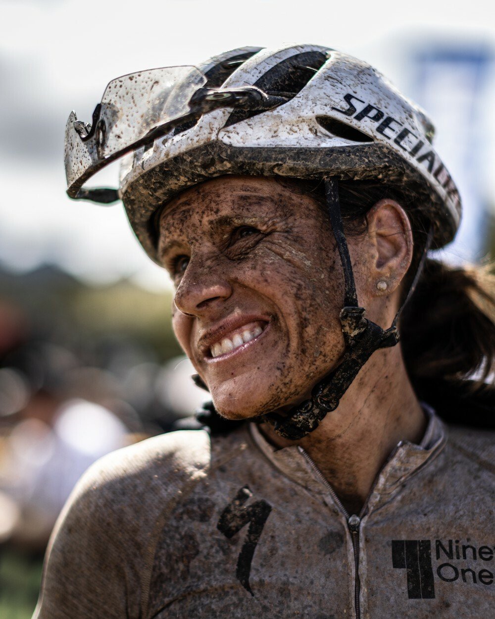 Česká cyklistka Kateřina Nash po páté etapě osmidenního závodu na horských kolech Cape Epic v Jihoafrické republice.