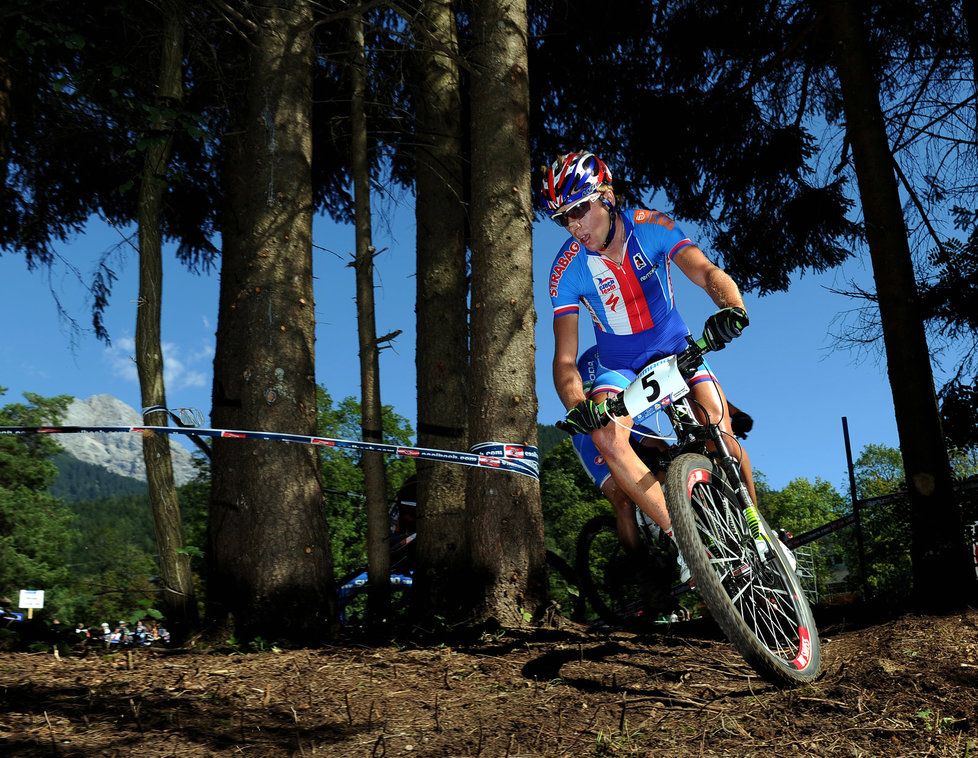 Ondřej Cink během ME v cross country v rakouském Saalfeldenu