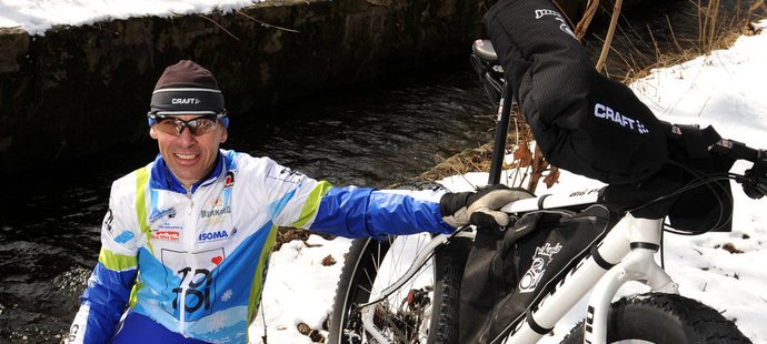 Cyklistický dobrodruh Jan Kopka se svým maratonským kolem