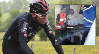 Pomlácený Froome je po operaci. Doktoři spravovali zlomeniny osm hodin