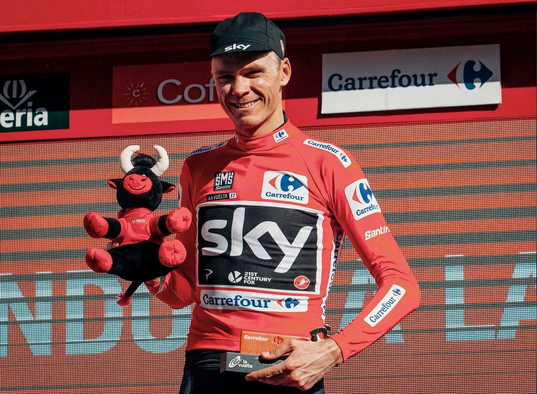 Chris Froome měl důvod k úsměvům