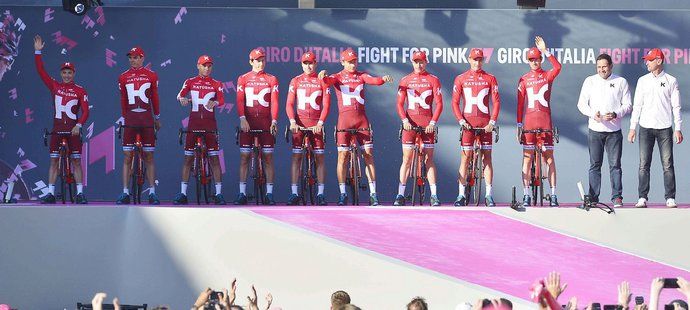 Tým Katusha před Giro d&#39;Italia