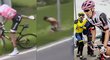 Lídr Gira Tom Dumoulin musel v královské etapě vyslyšet volání přírody a málem přišel o růžový trikot vedoucího jezdce