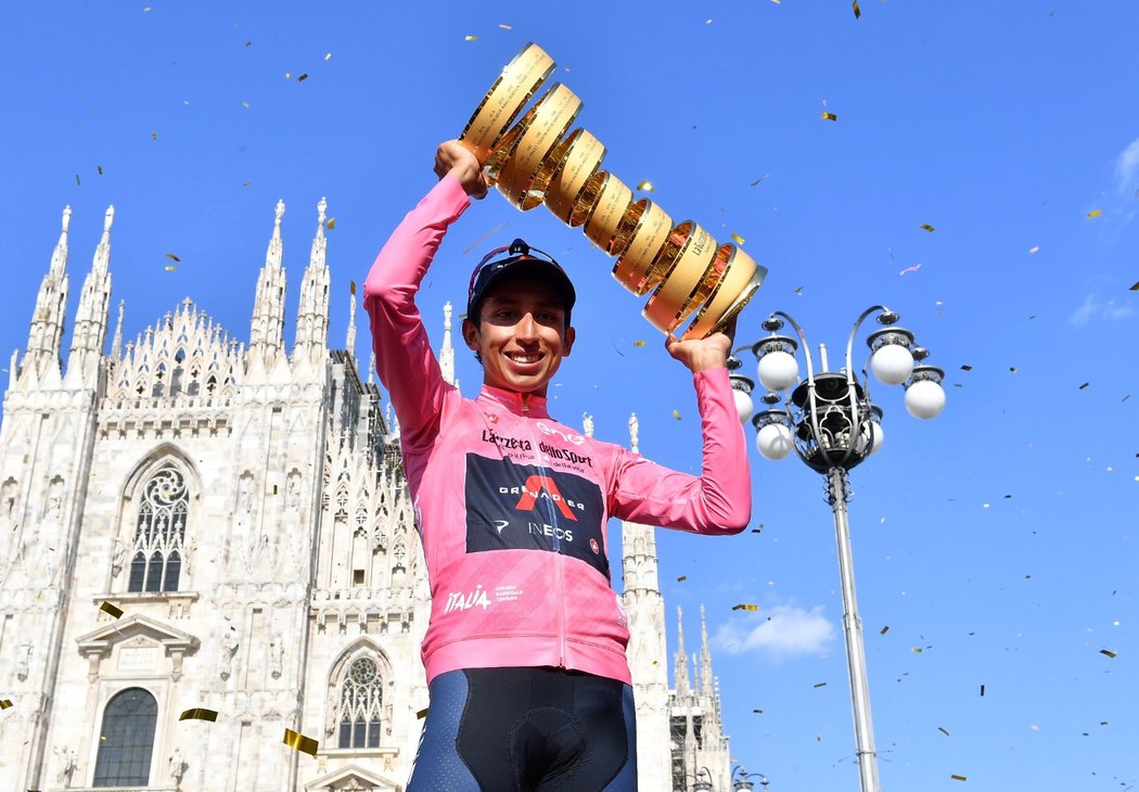 Vítěz Giro d&#39;Italia Egan Bernal