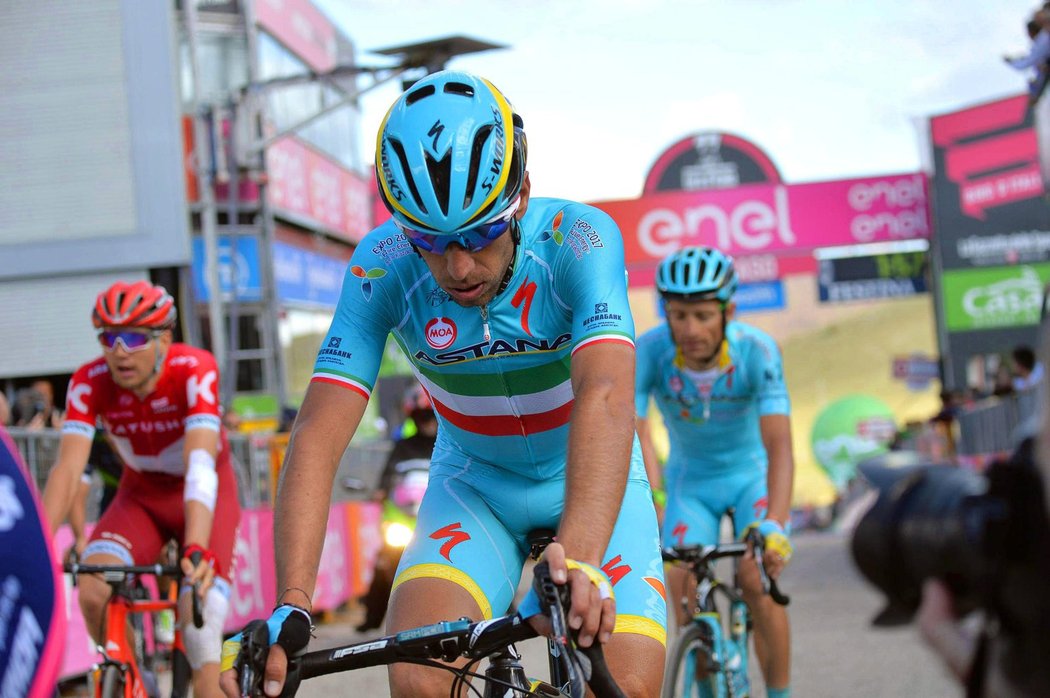 Favorit Gira d&#39;Italia, italský cyklista  Vincenzo Nibali