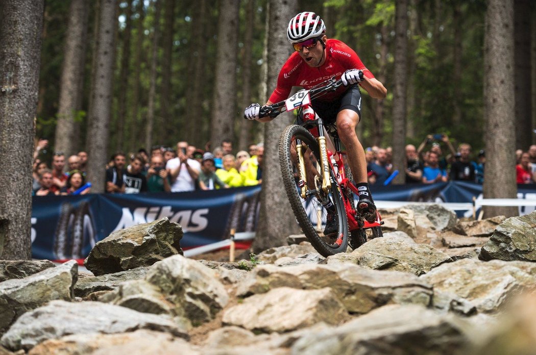 Ondřej Cink útočil v andorském Vallnordu na premiérové vítězství ve Světovém poháru, zastavily ho však zdravotní problémy (archivní foto)