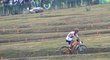 Jaroslav Kulhavý na trati olympijského závodu na horských kolech