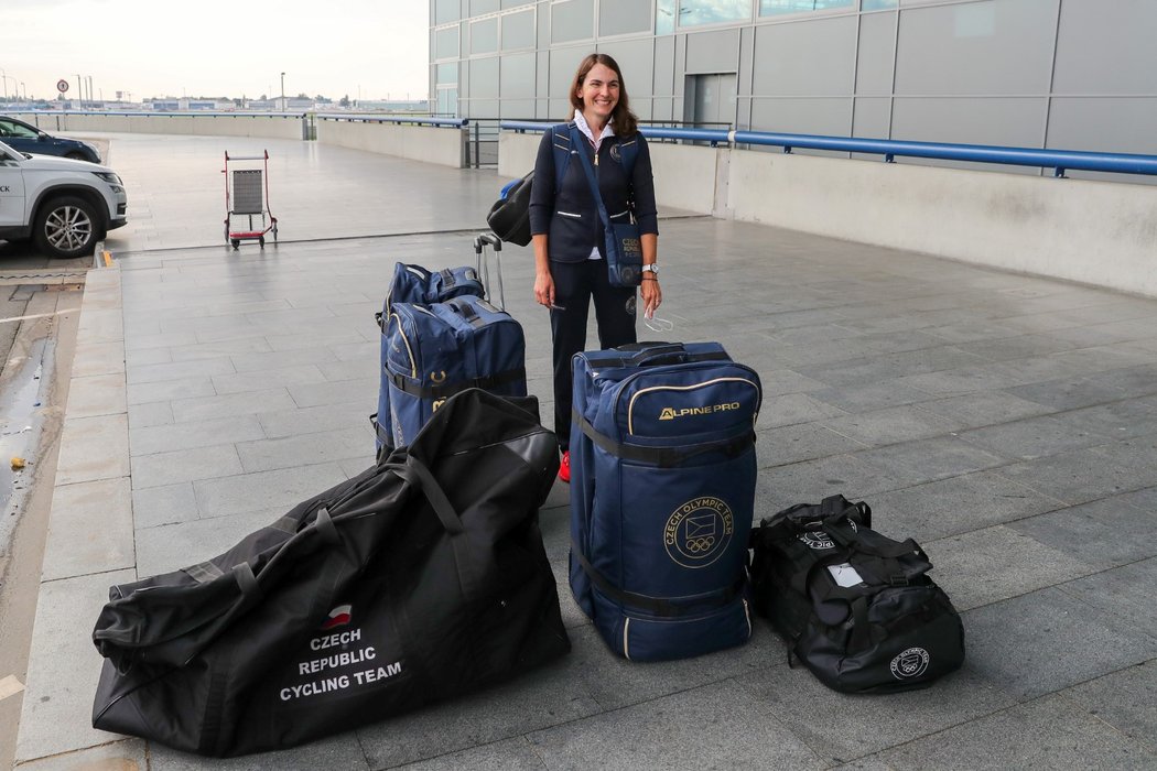 Jitka Čábelická před odletem na LOH do Tokia