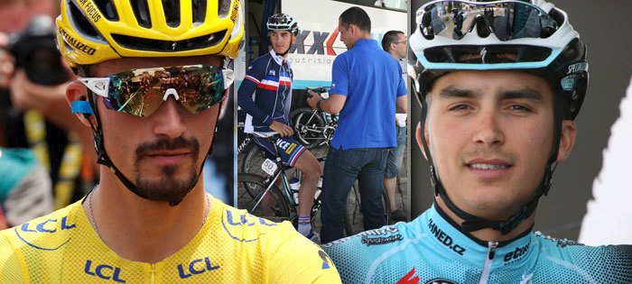 Julian Alaphilippe verze 2019 a 2013. Při působené v české stáji ho &#34;vychovával&#34; i René Andrle