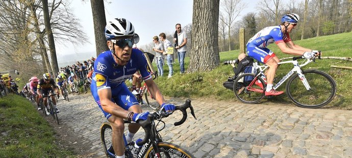 V nedělním závodě Kolem Flander se Zdeněk Štybar musel vypořádat se žaludečními problémy, na lepší výsledek cílí už na konci tohoto týdne v klasice Paříž-Roubaix