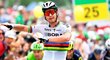 Peter Sagan na závodě Kolem Švýcarska zářil a výhru oslavil originálním tanečkem