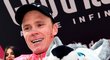 Chris Froome se raduje, jako první britský cyklista vyhraje Giro d´Italia