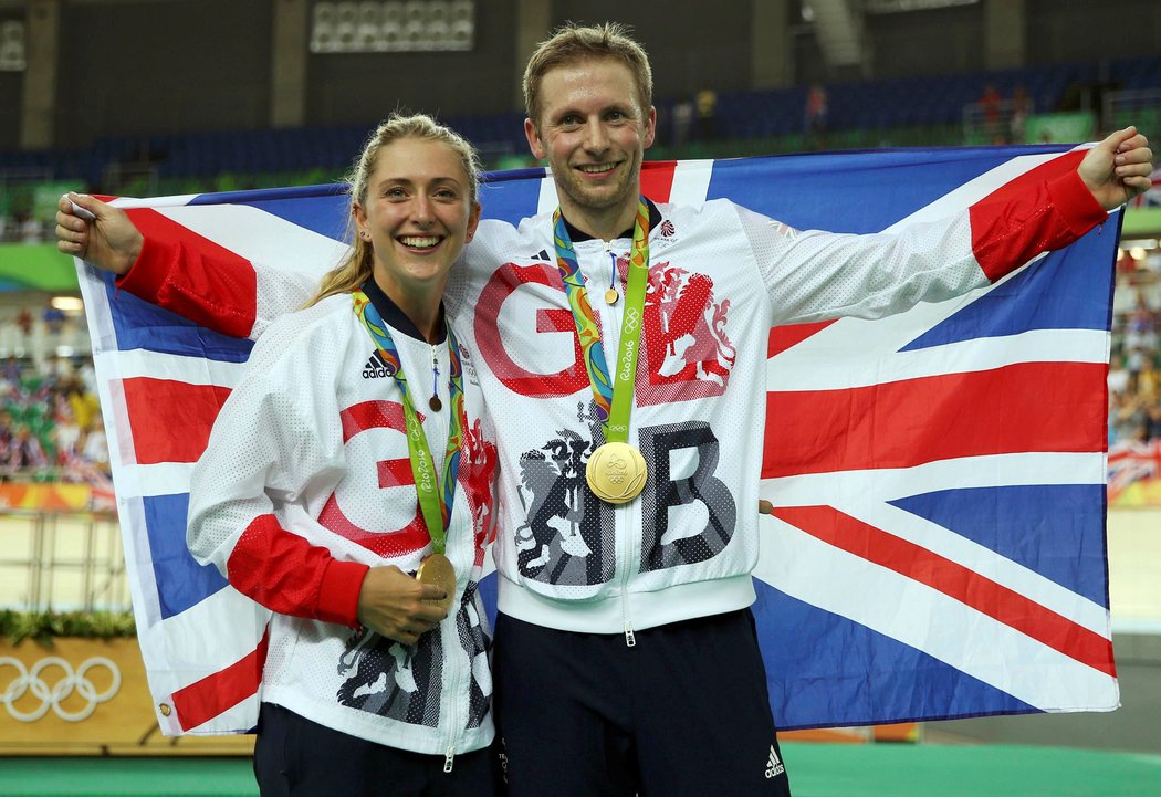 Laura a Jason Kennyovi mají celkem 11 olympijských medailí, z toho 10 zlatých