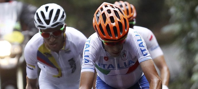 Italský cyklista Vincenzo Nibali dlouho frčel za olympijskou medailí. Pád ve sjezdu ho ale připravil o možnost splnění velkého snu.