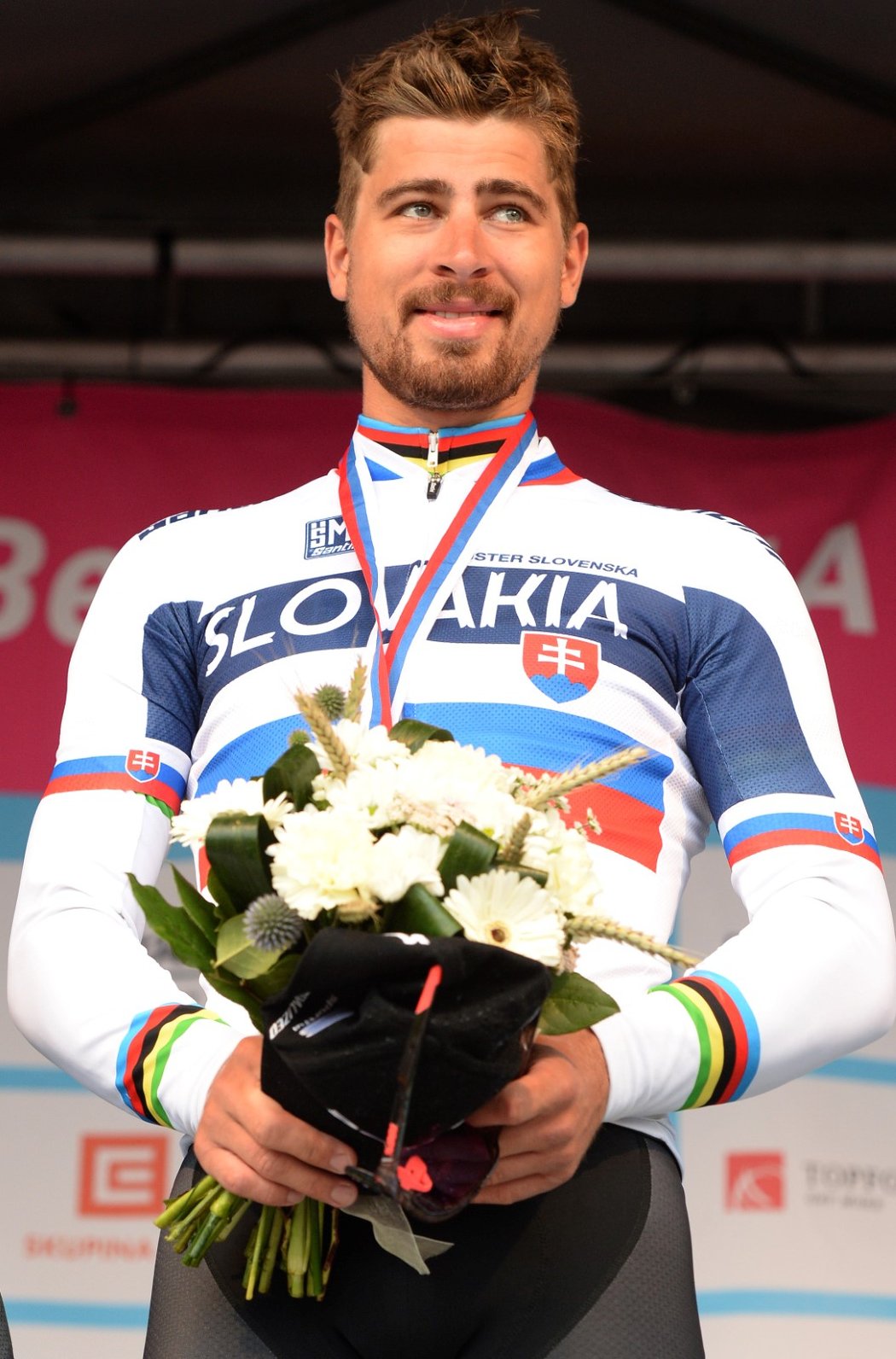 Slovenský mistr republiky a celkový vítěz závodu Peter Sagan