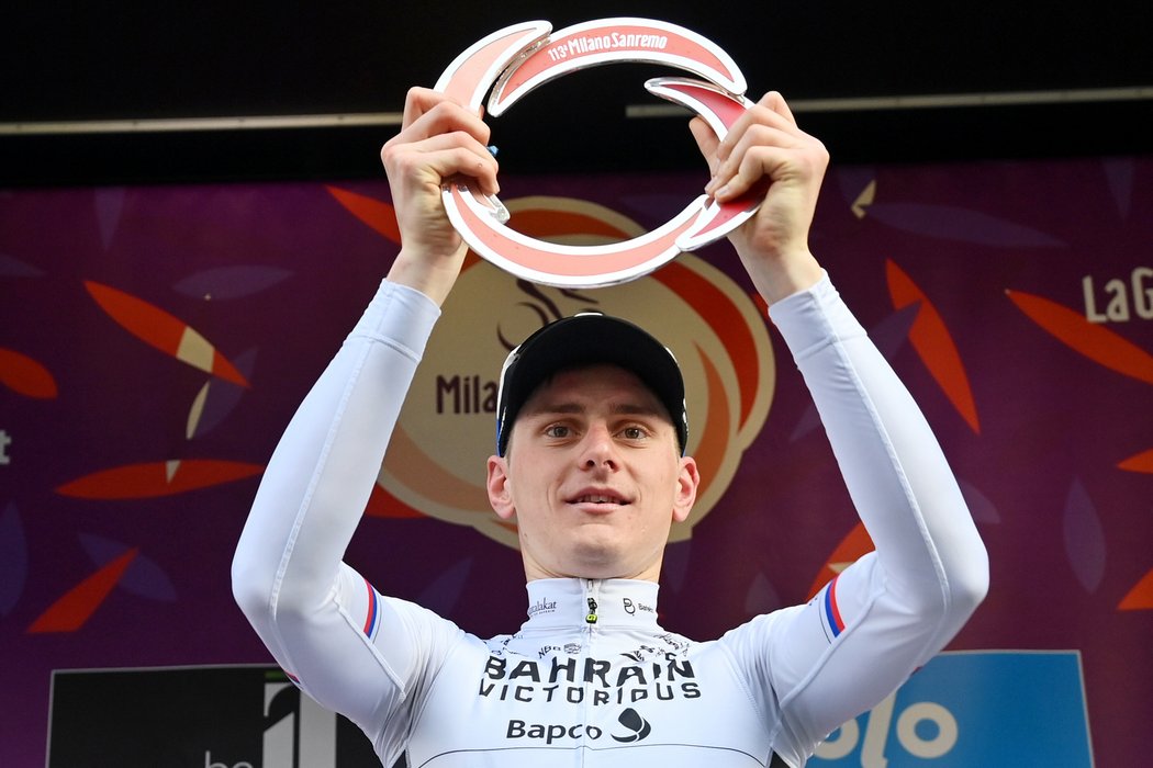 Matej Mohorič vyhrál závod Milán-Sanremo