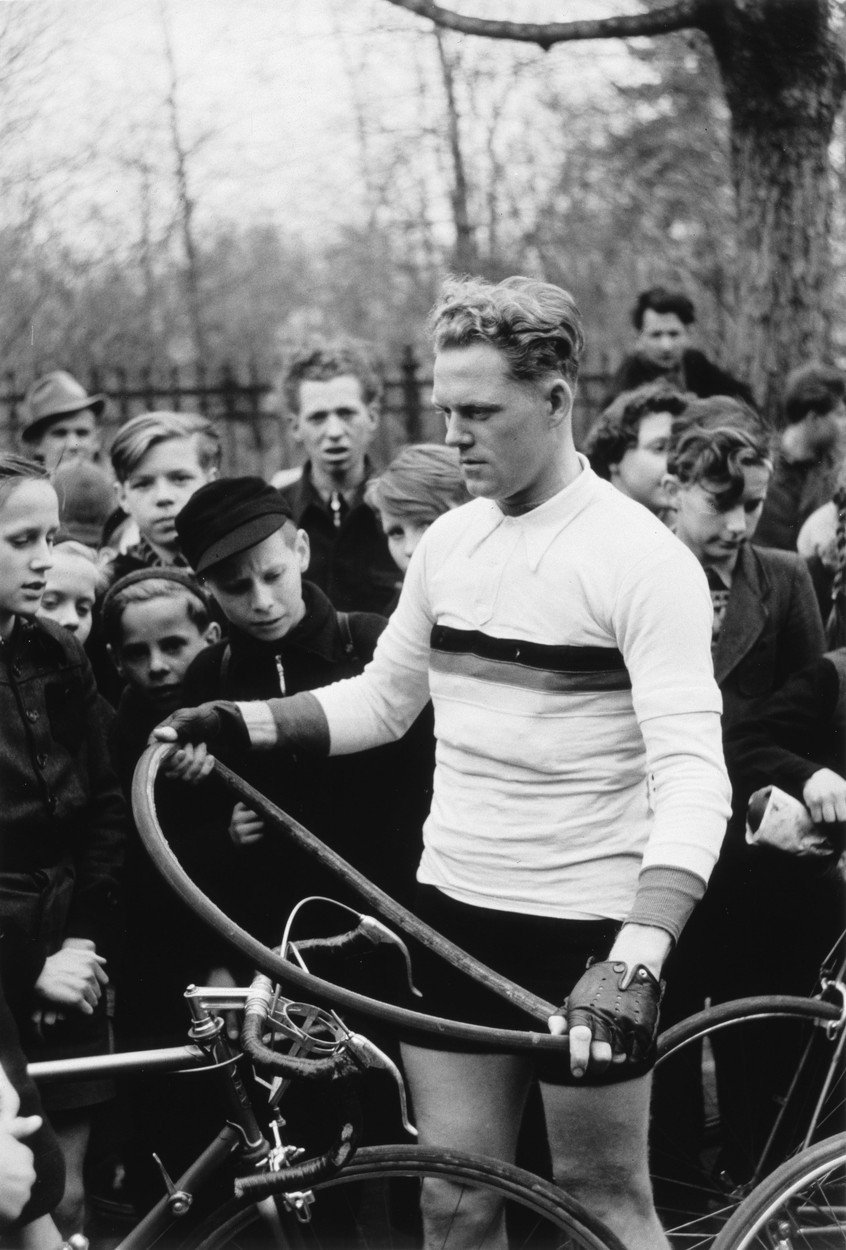 Legendární východoněmecký cyklista Gustav-Adolf Schur v roce 1955