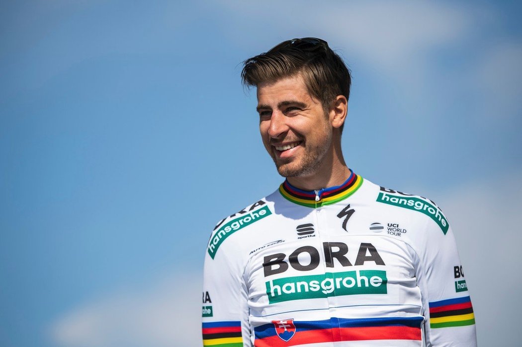 Peter Sagan před závodem Paříž-Roubaix