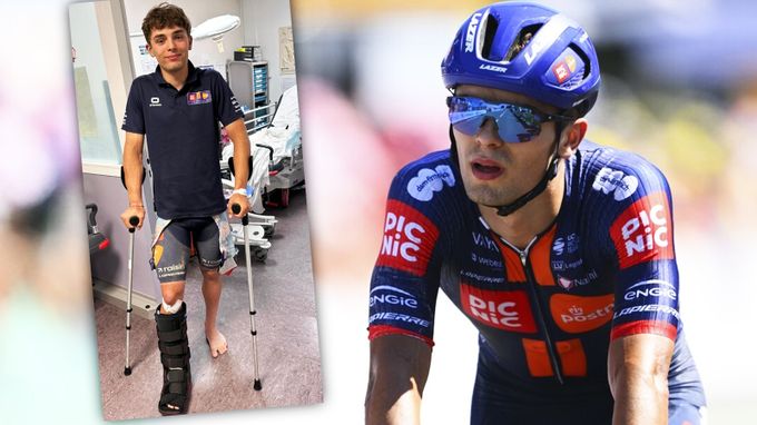 Tour v ohrožení. Bittner si při závodu pořezal kotník: Teď startuje trochu jiná příprava Tour v ohrožení. Bittner si při závodu pořezal kotník: Teď startuje trochu jiná příprava