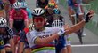 Cyklista Peter Sagan oslavil svůj 14. triumf na závodě Kolem Švýcarska originálním tanečkem