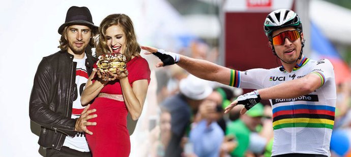 Tohle nebude z palačinek... Hvězdný slovenský cyklista Peter Sagan potvrdil, že s manželkou čekají dítě.