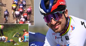 Smolař Sagan spadl i na Roubaix a nedojel. Peklo ovládl Van der Poel