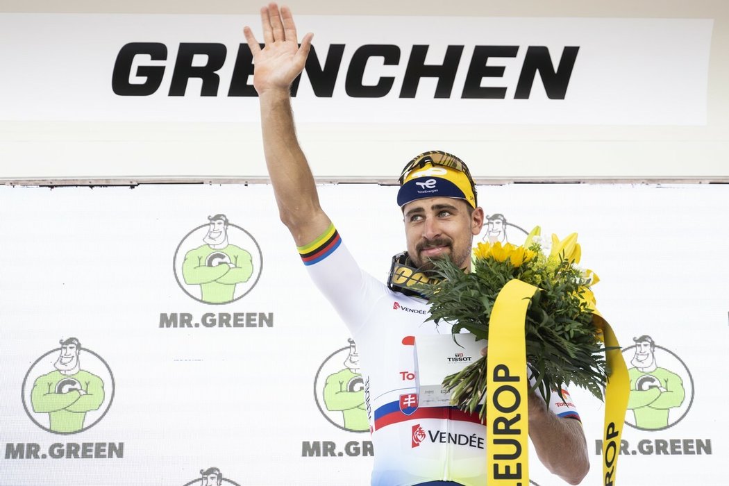 Peter Sagan ovládl úterní etapu Závodu kolem Švýcarska