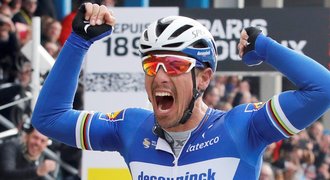 Belgičan Gilbert zvítězil v klasice Paříž-Roubaix. Štybar dojel osmý