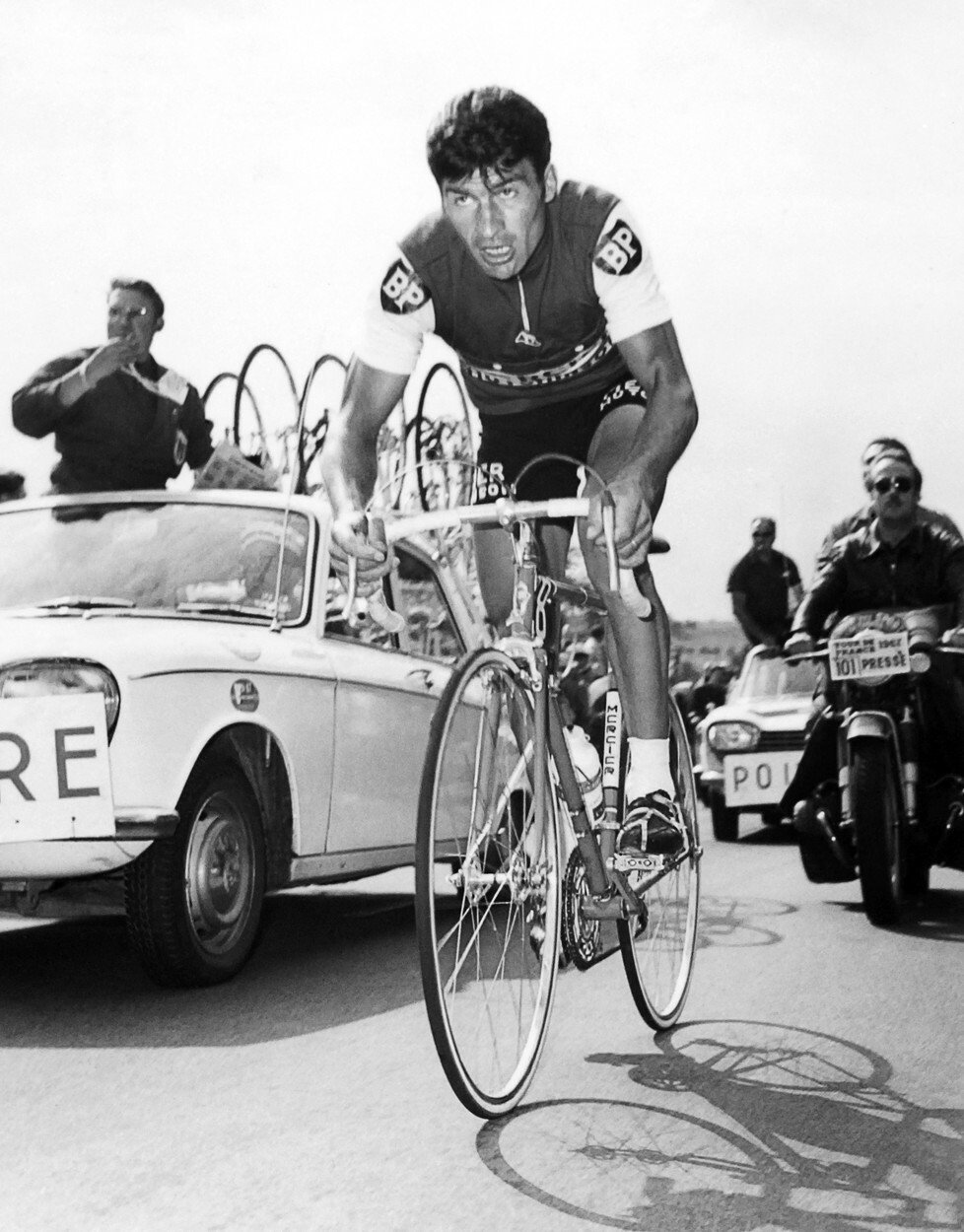 Raymond Poulidor, dědeček Mathieuho van der Poela