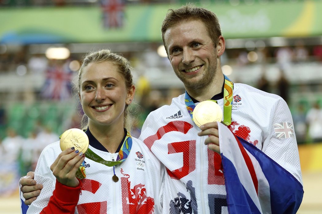 Britští dráhaři Jason Kenny a Laura Trottová proměnili v Riu pět svých startů v pět zlatých medailí.