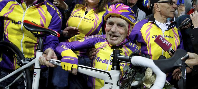 105letý Robert Marchand vytvořil svůj vlastní světový rekord. A mohl zajet ještě lepší čas.