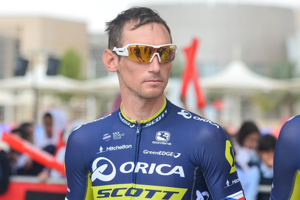 Český cyklista Roman Kreuziger, který jezdí za stáj Orica