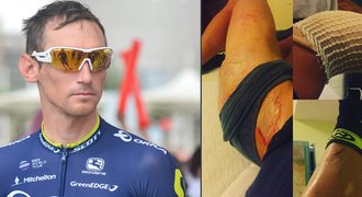 Kreuziger dopadl jako Sagan. Spadl, museli ho šít. Krásný závod, řekl přesto