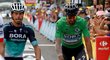 Slovenský jezdec Peter Sagan po dojezdu náročné královské etapy na Tour de France