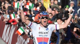 Štybar vyspurtoval na Tirreno-Adriatico třetí místo za Saganem