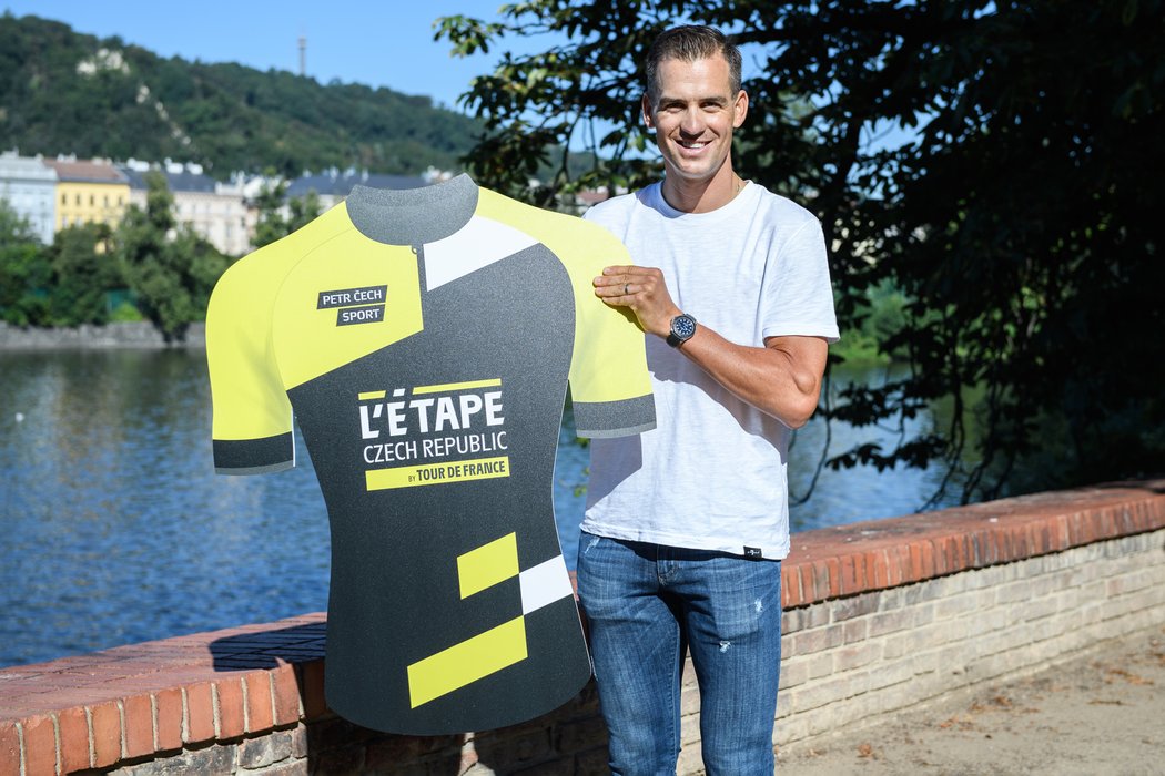 Zdeněk Štybar při představení české &#34;etapy&#34; Tour de France