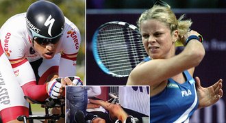 Štybarův pád vyděsil i tenistku Clijstersovou: Snad bude v pohodě!