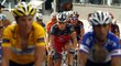 Armstrong při výstupu během vrchařské prémie na Tour de France