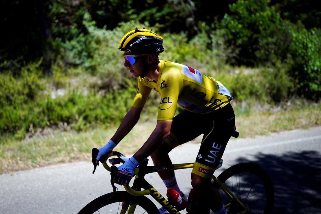 Slovinský cyklista Tadej Pogačar na Tour de France