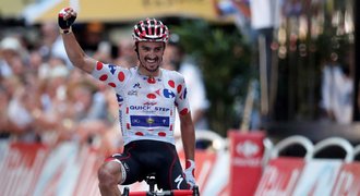 Yatese o výhru připravil pád, 16. etapu Tour ovládl Alaphilippe