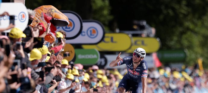 Mathieu van der Poel ovládl druhou etapu Tour de France
