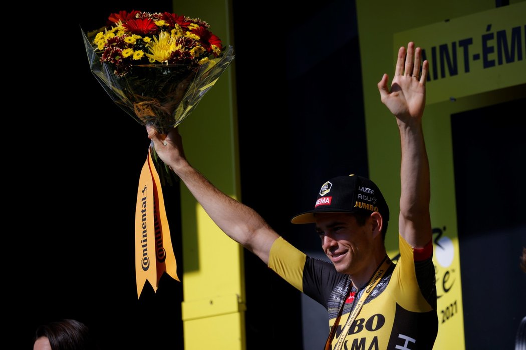 Wout van Aert si vyhranou časovkou na Tour splnil kariérní cíl
