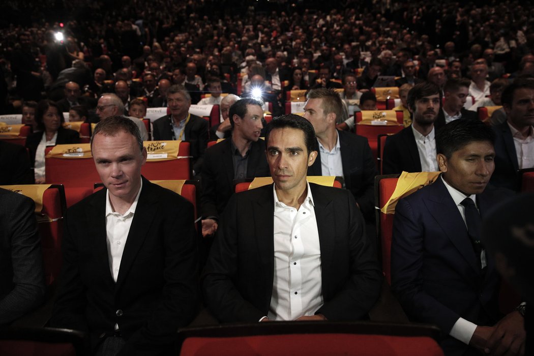 V publiku zasedl i hvězdný cyklista Alberto Contador
