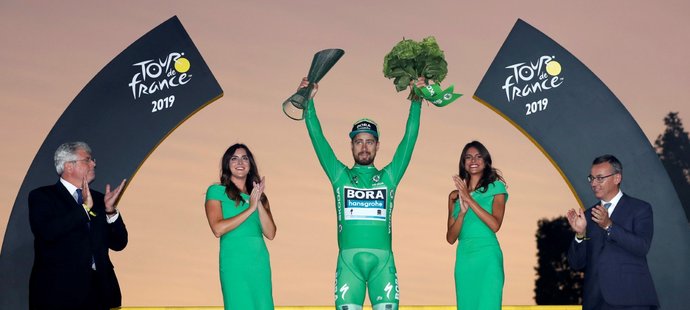 Slovenský cyklista Peter Sagan posedmé vyhrál bodovací soutěž Tour de France