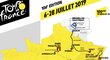 Přehled trasy příštího ročníku Tour de France. Začíná se na belgické půdě v Bruselu.