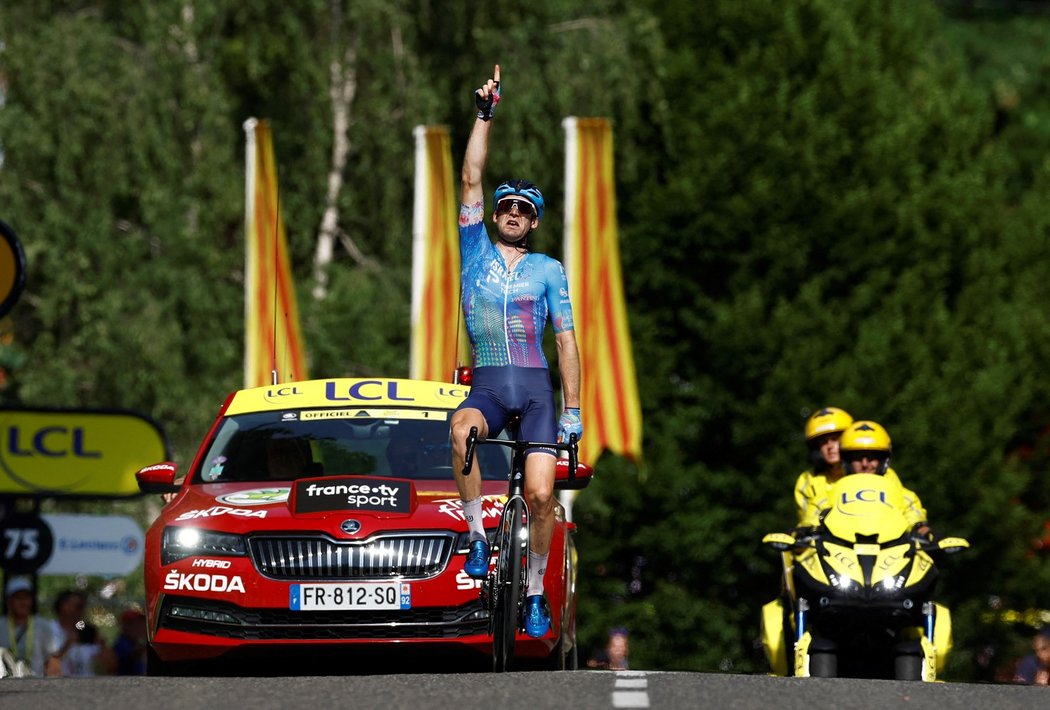 Hugo Houle vyhrál na Tour de France etapu jako druhý Kanaďan v historii, 34 let po Steveu Bauerovi